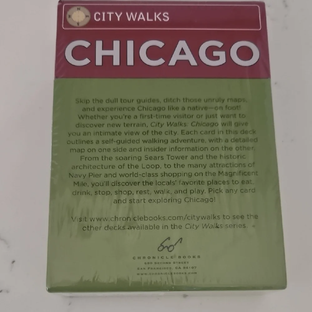 City Walks Chicago Card Deck - 50 Adventures On Foot - Picture 2 of 4